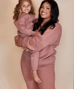 Sorelleuk Mama & Me Mini Jayme Tracksuit - Rust