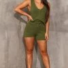 Sorelle UK Nikita Knit Short Co-Ord - Khaki New Arrivals